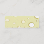 Carte De Visite Mini Fromage suisse - maigre (Dos)