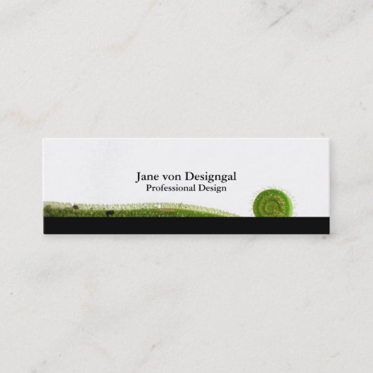 Carte De Visite Mini Fronde de Sundew (Devant)