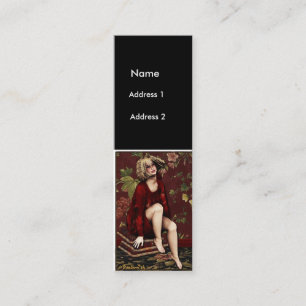 Carte De Visite Mini FullFigureLady