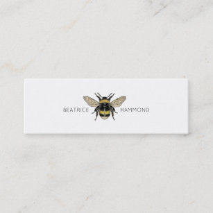 Carte De Visite Mini Gaffez la télécarte de Social d'abeille