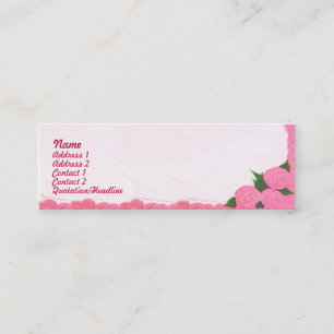 Carte De Visite Mini Gâteaux - maigres