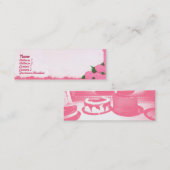 Carte De Visite Mini Gâteaux - maigres (Devant / Derrière)