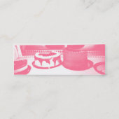 Carte De Visite Mini Gâteaux - maigres (Dos)