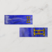 CARTE DE VISITE MINI GEMINI (Devant / Derrière)