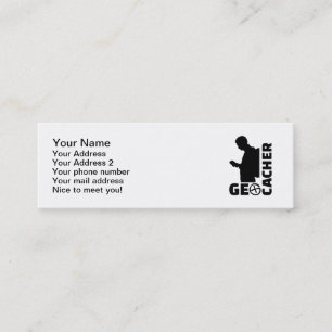 Carte De Visite Mini Geocacher