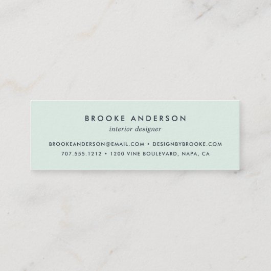 Carte De Visite Mini Géode Seaglass (Dos)