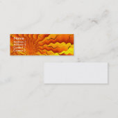 Carte De Visite Mini Géométrie brisée 3 Art Abstrait (Devant / Derrière)