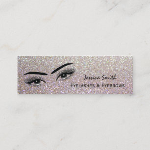 Carte De Visite Mini Glam élégant glittery attirant les yeux