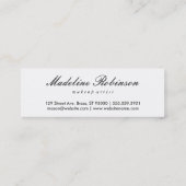 Carte De Visite Mini Glamor Lipstick Baisers Gold Parties scintillant (Dos)