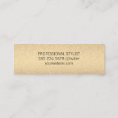 Carte De Visite Mini Glamour simple (Dos)