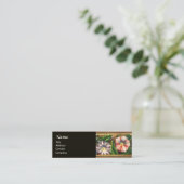 CARTE DE VISITE MINI GLOIRE DU MATIN ET BERRIES ROUGES (Debout devant)