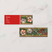 CARTE DE VISITE MINI GLOIRE DU MATIN ET BERRIES ROUGES (Devant / Derrière)