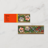 CARTE DE VISITE MINI GLOIRE DU MATIN ET BERRIES ROUGES (Devant / Derrière)