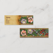 CARTE DE VISITE MINI GLOIRE DU MATIN ET BERRIES ROUGES (Devant / Derrière)