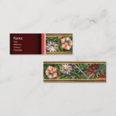 CARTE DE VISITE MINI GLOIRE DU MATIN ET BERRIES ROUGES (Devant / Derrière)