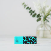 Carte De Visite Mini Go Giraffe - Cyan (Debout devant)
