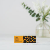 Carte De Visite Mini Go Giraffe - Orange (Debout devant)