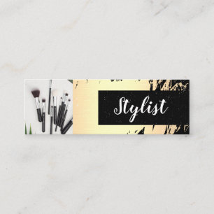 Carte De Visite Mini Gold Brossé / Styliste