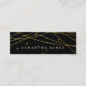 Carte De Visite Mini Golden Garland (Devant)