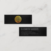Carte De Visite Mini Golden Globe | Exécutif (Devant / Derrière)