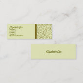 Carte De Visite Mini Golden jaune (Devant / Derrière)