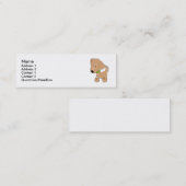 Carte De Visite Mini Golden retriever (Devant / Derrière)
