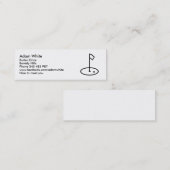 Carte De Visite Mini Golf (Devant / Derrière)