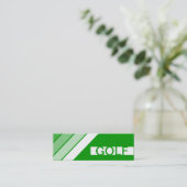 Carte De Visite Mini GOLF rétro (Debout devant)