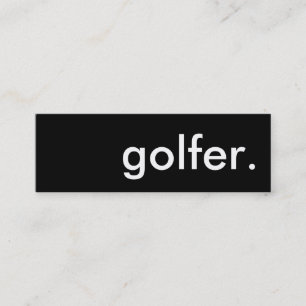 Carte De Visite Mini golfeur.