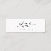 Carte De Visite Mini Google Review Thank You Mini Business Inserts (Dos)