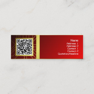 Carte De Visite Mini Grande explosion de coeurs