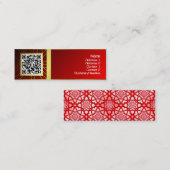 Carte De Visite Mini Grande explosion de coeurs (Devant / Derrière)