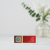 Carte De Visite Mini Grande explosion de coeurs (Debout devant)