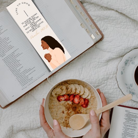 Carte De Visite Mini Grandir dans le Seigneur Signet Thème chrétien