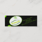 Carte De Visite Mini Greenosh B.C (Dos)