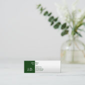 Carte De Visite Mini greens professionnels (Debout devant)