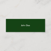 Carte De Visite Mini greens professionnels (Dos)