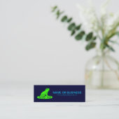 Carte De Visite Mini grenouille de lilypad (Debout devant)