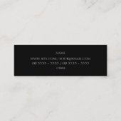 Carte De Visite Mini Grille (Dos)