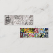 Carte De Visite Mini Grille - maigre (Devant / Derrière)