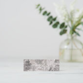 Carte De Visite Mini Grille - maigre (Debout devant)