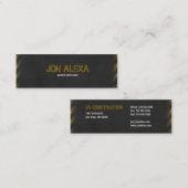 Carte De Visite Mini Grunge (Devant / Derrière)