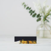 Carte De Visite Mini Grunge Artistique Moderne Professionnel Textile (Debout devant)