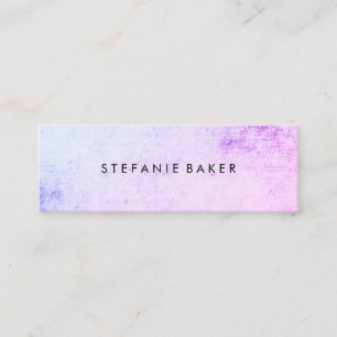 Carte De Visite Mini Grunge couleur minimaliste