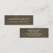 Carte De Visite Mini Grungy Texture (Devant / Derrière)