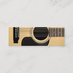 Carte De Visite Mini Guitare acoustique