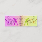 Carte De Visite Mini Guitare - maigre (Dos)