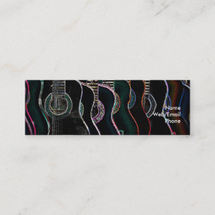 Carte De Visite Mini Guitares et musique