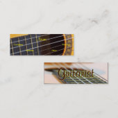 Carte De Visite Mini Guitariste (Devant / Derrière)