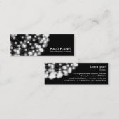 Carte De Visite Mini Halo Planet - Noir (Devant / Derrière)